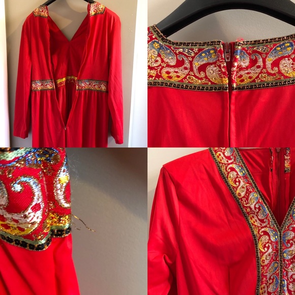 *SOLD* Disco Hippie Jumpsuit - Picture 5 of 7